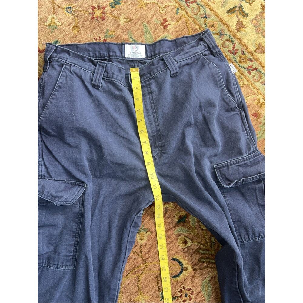 Tyndale FR Flame Resistant Cargo Pants 36x32 Navy Arc Rated CAT 2 NFPA 2112 USA - Picture 9 of 11